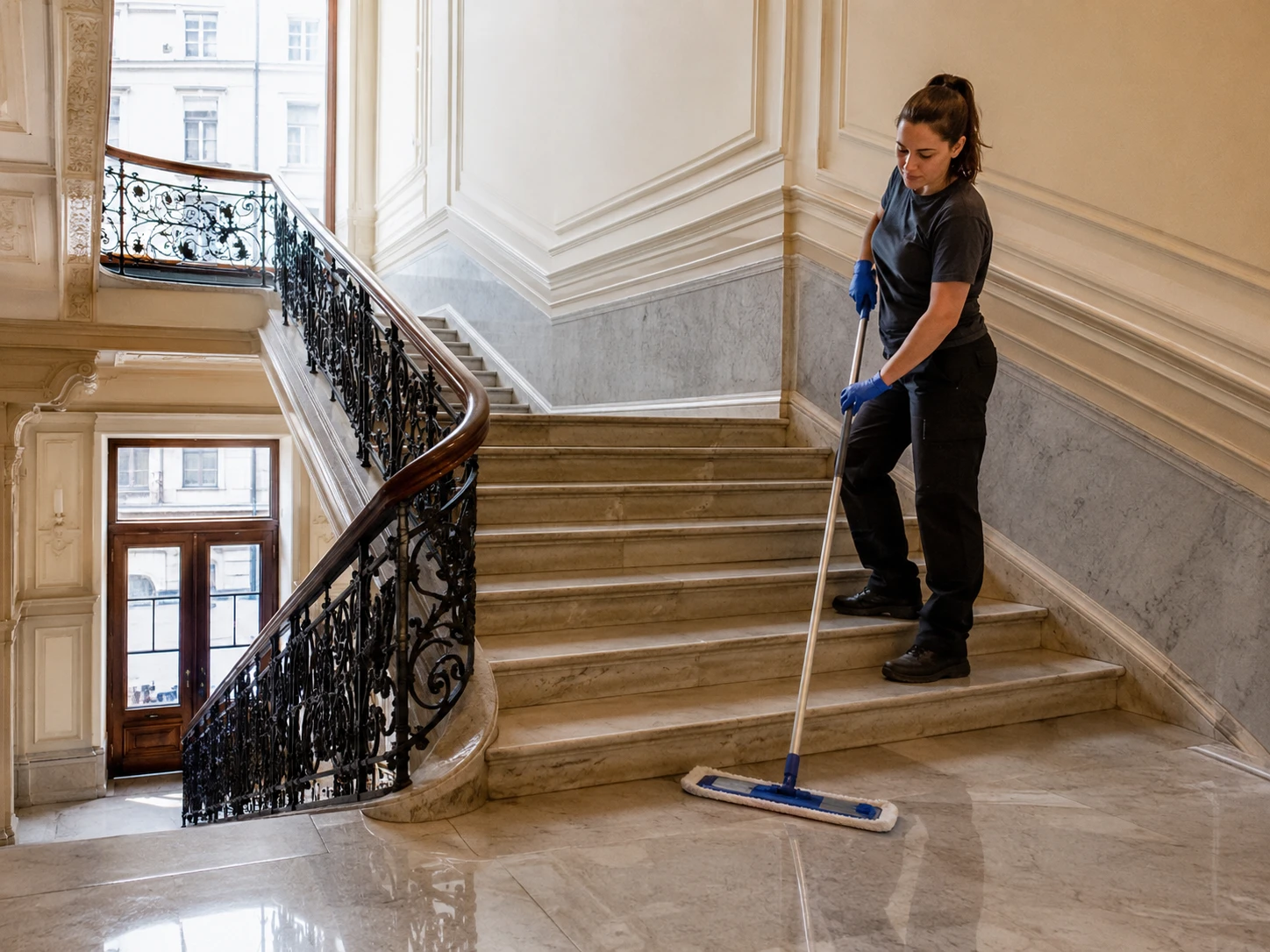 Stiegenhausreinigung Wien – Treppenhaus Gründerzeithaus